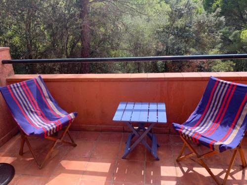 Μπαλκόνι ή βεράντα στο BEGUR, maison 3 chambres La Creu 22, vue sur mer