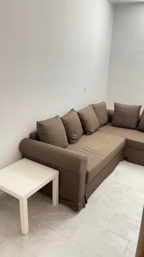 Χώρος καθιστικού στο Amedi Villas Tinos