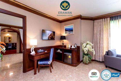 Televisyen dan/atau pusat hiburan di Erawan Hotel