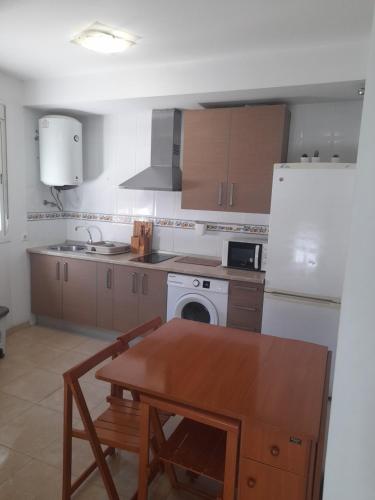 Una cocina o zona de cocina en Apartamento poleo