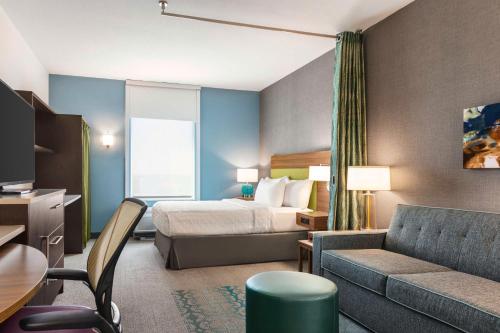Postel nebo postele na pokoji v ubytování Home2 Suites by Hilton Lubbock