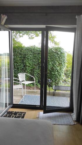 Postel nebo postele na pokoji v ubytování Apartament dla pary Stara Szkoła