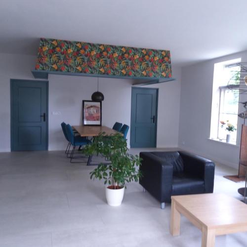 Posezení v ubytování Bed & Breakfast Appartement 't Haventje