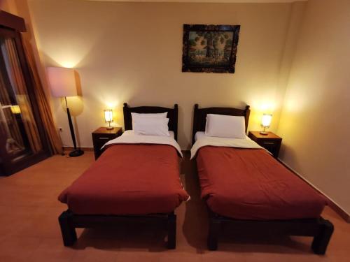 Ένα ή περισσότερα κρεβάτια σε δωμάτιο στο Dalia Budget Hotel
