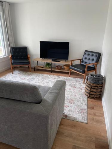 TV a/nebo společenská místnost v ubytování Gaga House