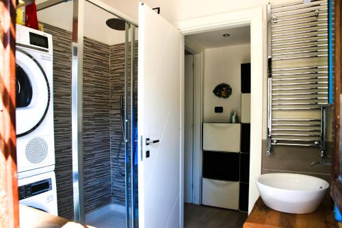 Koupelna v ubytování Casa de Chicca - Cute Apartment near Lake Nemi