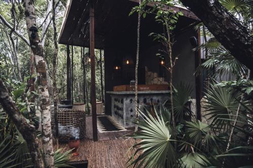 Κήπος έξω από το Siwa Tulum Unique Hotel & Spa