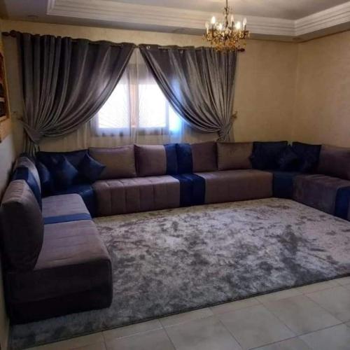 Et opholdsområde på Appartement de luxe