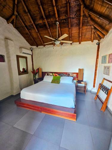 Voodi või voodid majutusasutuse Villa Maria Tayrona, Jungle and Sea Experience toas