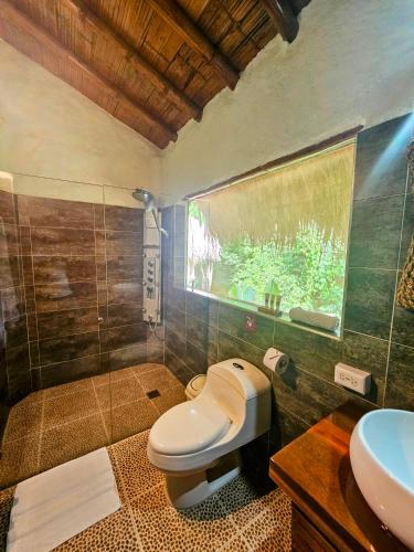 Vannituba majutusasutuses Villa Maria Tayrona, Jungle and Sea Experience
