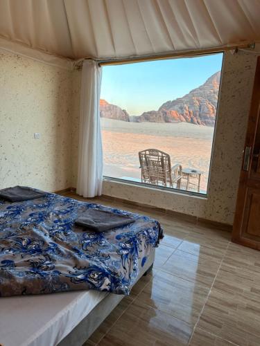 Postel nebo postele na pokoji v ubytování Jordan Rum Camp