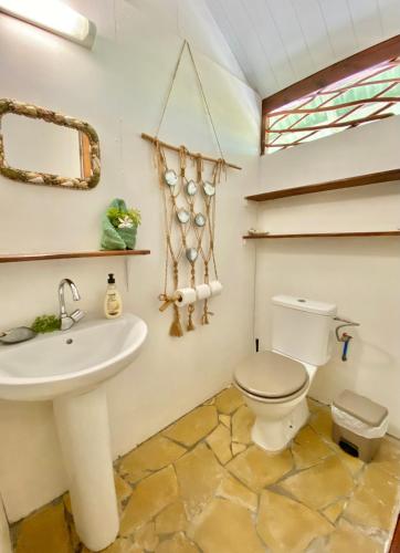 Koupelna v ubytování Poe Guesthouse