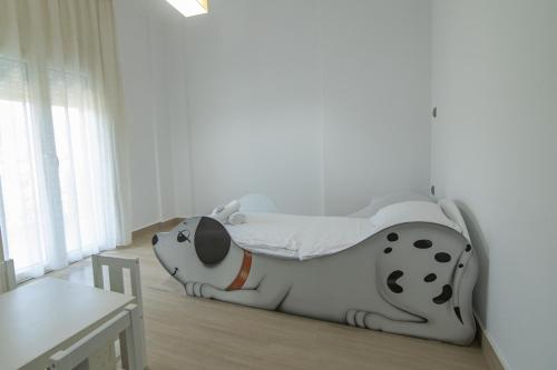Ein Bett oder Betten in einem Zimmer der Unterkunft Κτήμα Ζιάκος