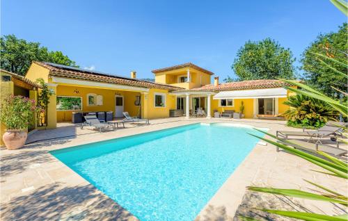 Beautiful Home In Vence With Outdoor Swimming Pool, Wifi And 4 Bedrooms