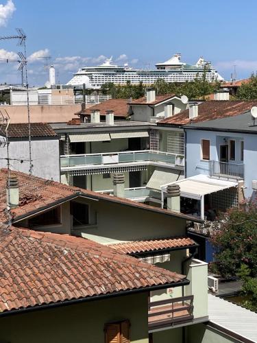 a view of roofs of buildings in a city at Ravenna d'Amare in Marina di Ravenna