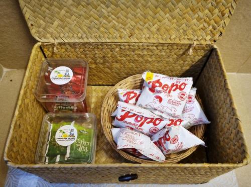 a basket with some food in it at USJ Subang Jaya Sunway Paradise Home Staycation-PH1346 in Subang Jaya