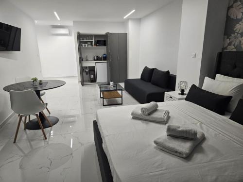 Un lugar para sentarse en Nikis 20 Suites