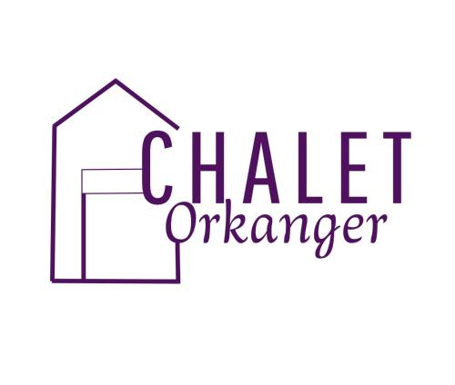 logotipo de una lámpara de araña de color naranja en Chalet Orkanger cozy central unique en Orkanger