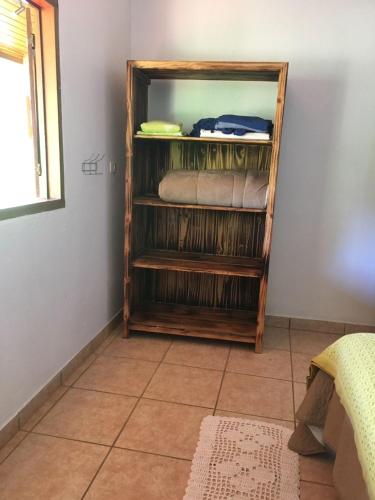 Postel nebo postele na pokoji v ubytování Chalé filhos da terra - Chalé 2