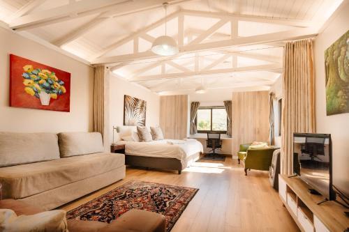 Postel nebo postele na pokoji v ubytování Vlei Cove Guesthouse