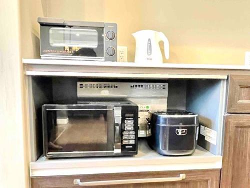 Cuisine ou kitchenette dans l'établissement 一棟貸切Villa誠雅