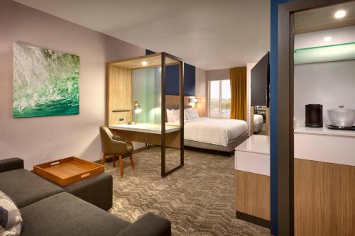 Zona d'estar a SpringHill Suites by Marriott Idaho Falls