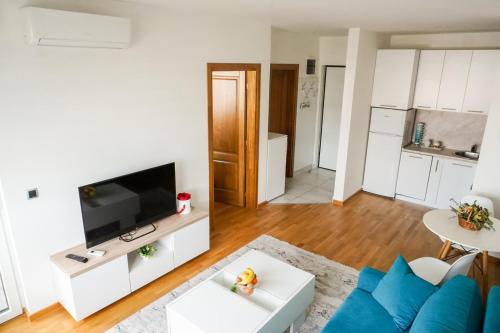 Η κουζίνα ή μικρή κουζίνα στο Apartman “Ada”