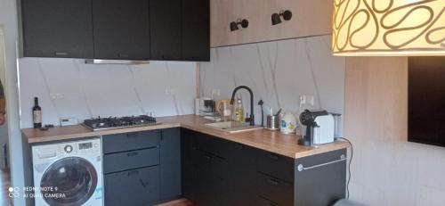 Η κουζίνα ή μικρή κουζίνα στο Apartment na Gruszy