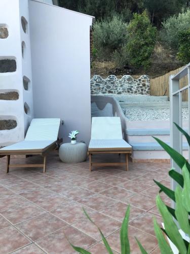 Χώρος καθιστικού στο Villa Koomas - kakodiki Paleochora