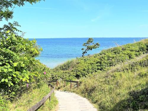 a path leading to the ocean on a beach at Holiday Home Aurore - 1-3km from the sea by Interhome in Fårevejle