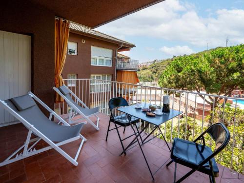 Μπαλκόνι ή βεράντα στο Apartment Els Pins by Interhome