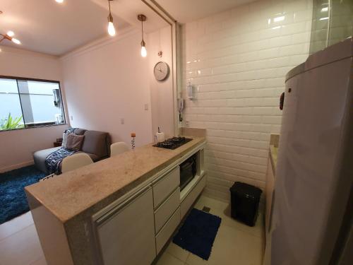 Η κουζίνα ή μικρή κουζίνα στο Pier Sul Apart Service