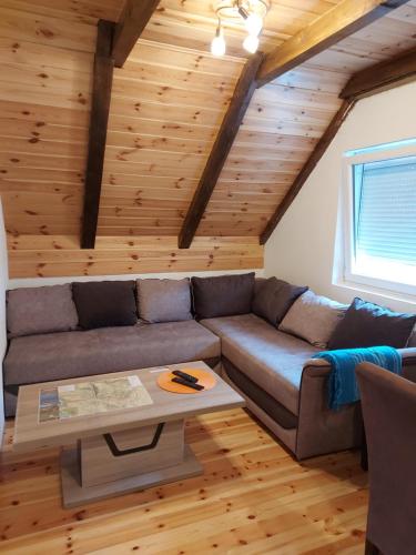 Χώρος καθιστικού στο Apartmani Popovic Lux