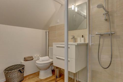Een badkamer bij Le Manet- Montigny