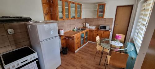 Kuchyň nebo kuchyňský kout v ubytování Ubytovani-prostejov