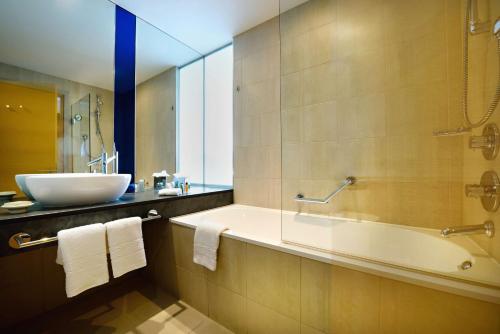 Koupelna v ubytování Hilton Manchester Deansgate