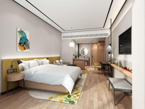 Hilton Garden Inn Beijing Daxing International Airport — Bedroom