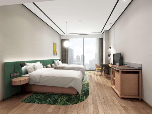 Hilton Garden Inn Beijing Daxing International Airport — Bedroom