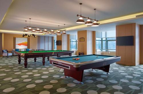 Tavolo di biliardo di Hilton Haikou