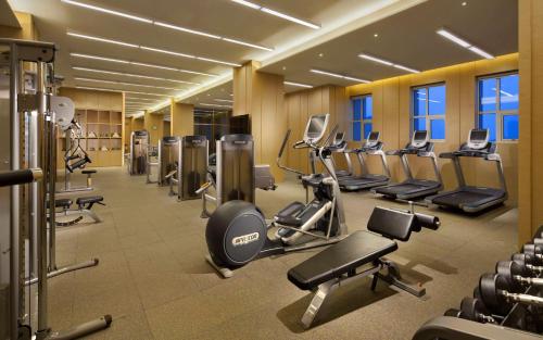 Gimnasio o instalaciones de fitness de DoubleTree by Hilton Hotel Qingdao-Jimo Ancient City