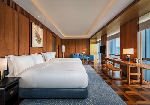 Posezení v ubytování Waldorf Astoria Xiamen