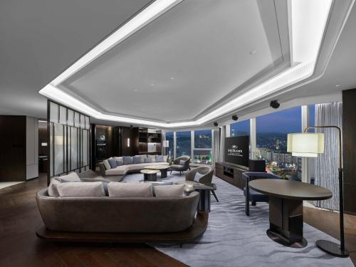 Posezení v ubytování Hilton Foshan Shunde - Free Shuttle Bus to Canton Fair