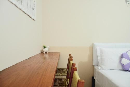 Postel nebo postele na pokoji v ubytování Pousada Estrela Mares