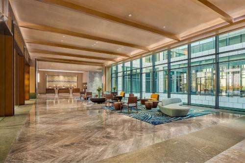 Posezení v ubytování Hilton Shanghai Fengxian
