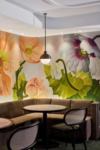 Χώρος καθιστικού στο Hilton Melbourne Little Queen Street