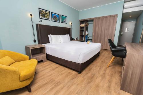 Postel nebo postele na pokoji v ubytování Casa Andina Select Paracas