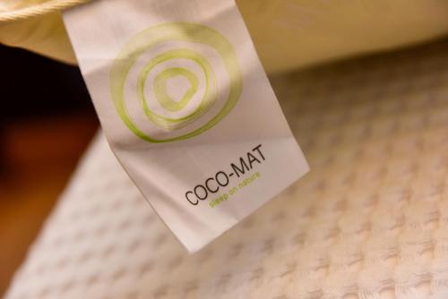 a close up of a medal on a table at Kraka Apartments in Leonidion