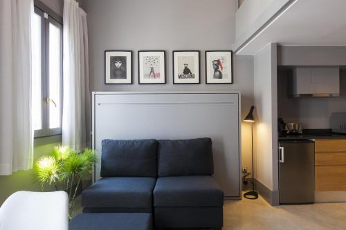 Ruang duduk di Kare No Apartments by Sitges Group