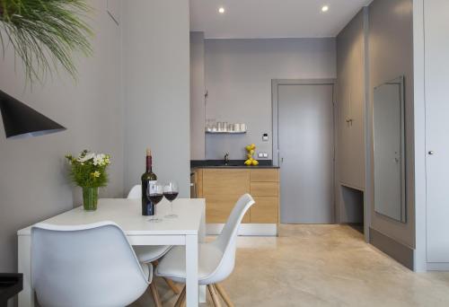 Dapur atau dapur kecil di Kare No Apartments by Sitges Group