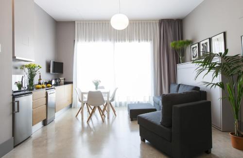 Dapur atau dapur kecil di Kare No Apartments by Sitges Group